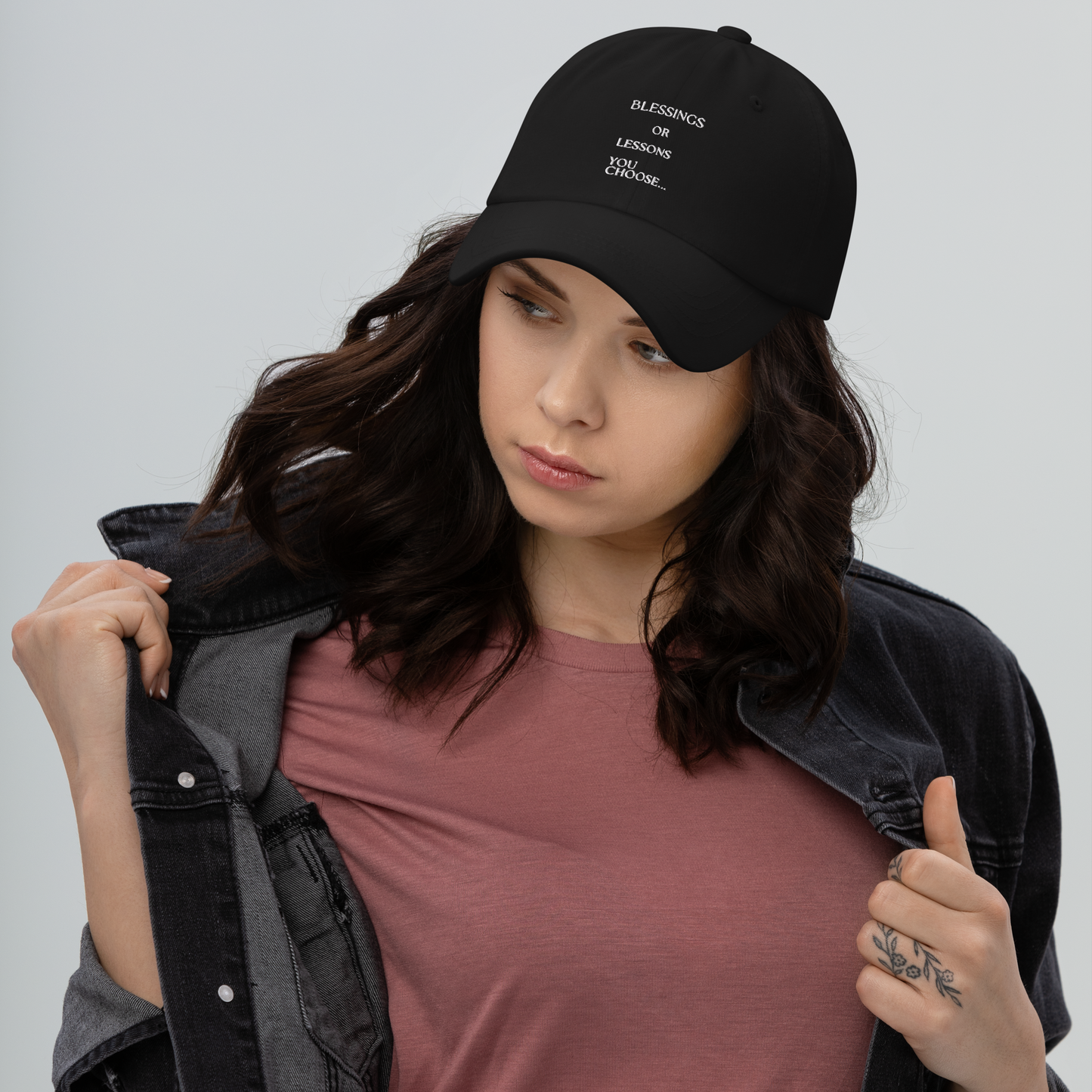 Blessings or Lessons. You Choose Hat