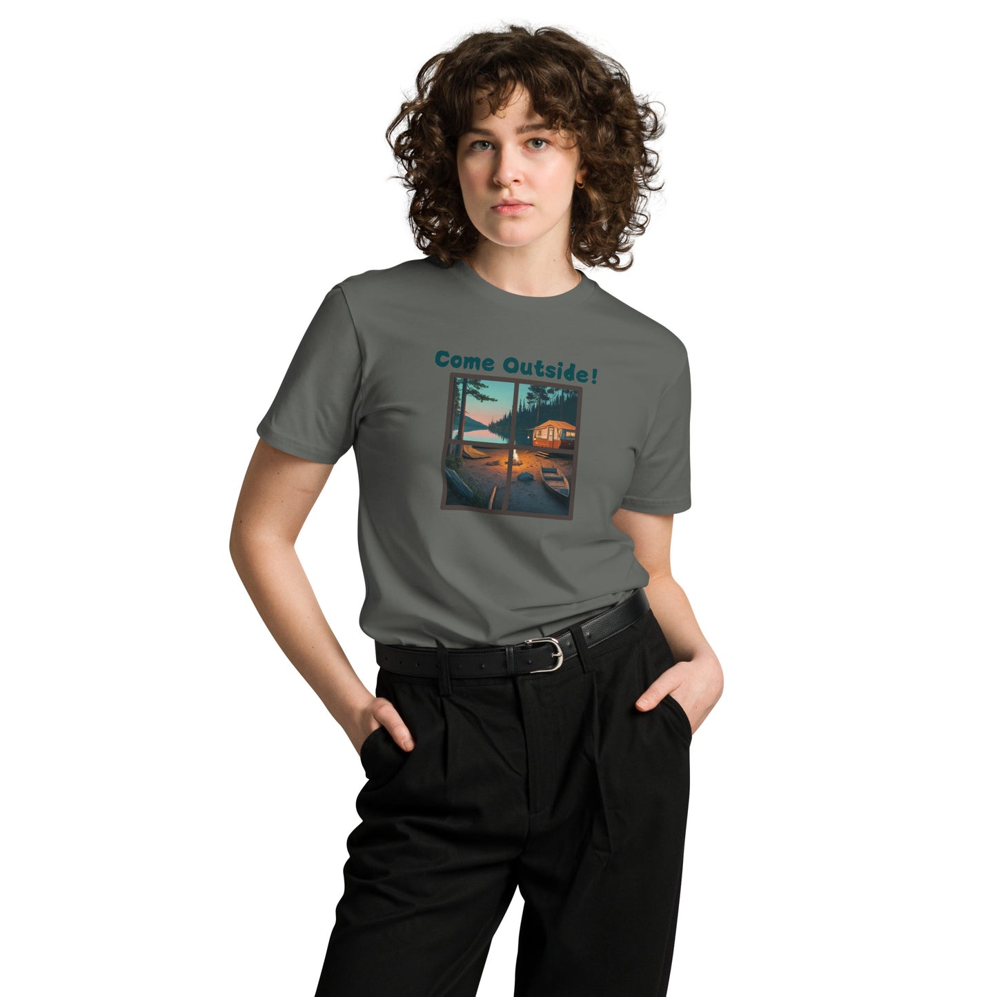 Come Outside Ladies T-Shirt