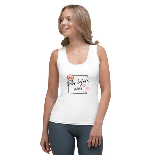 Cats Before Kids Ladies Tank Top