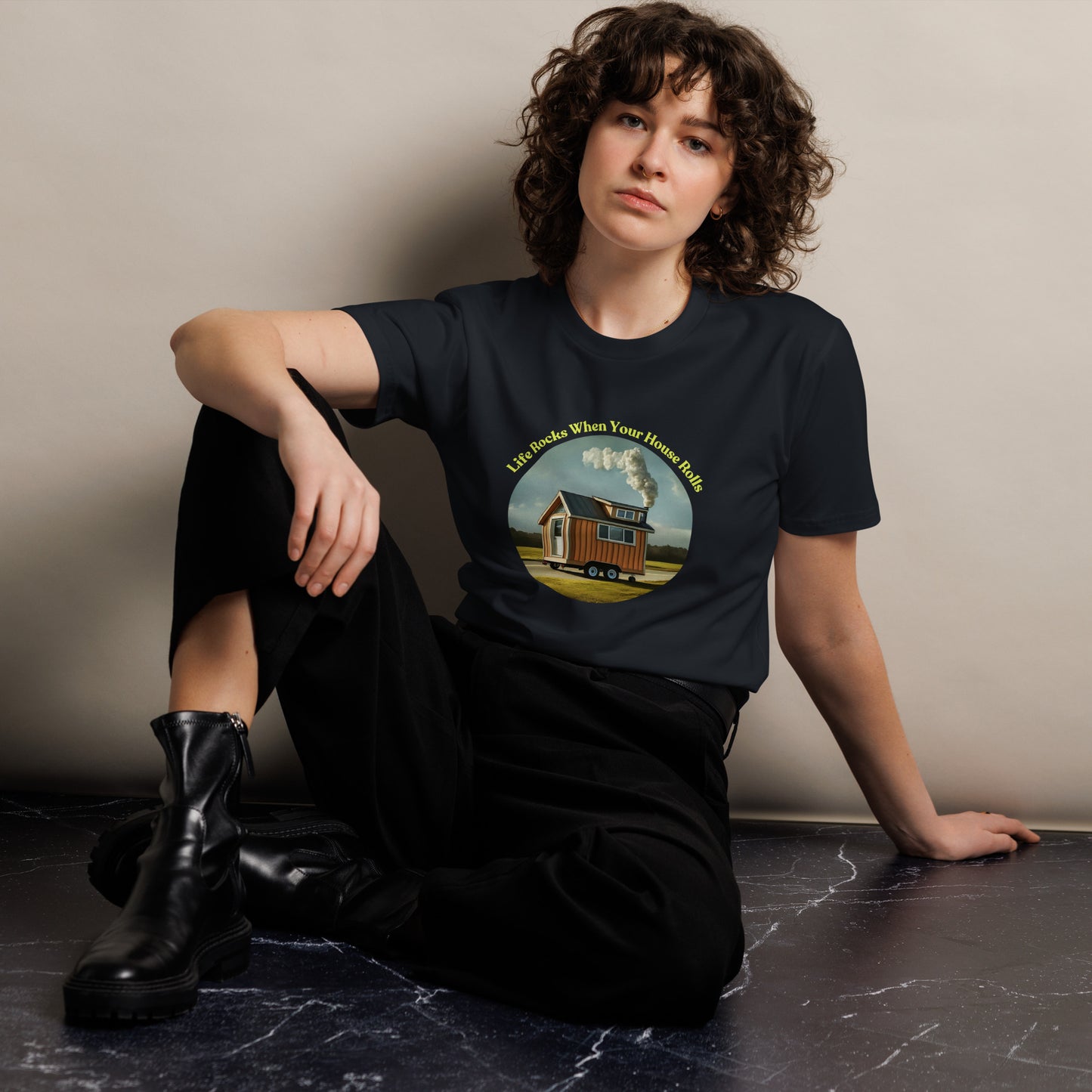 Life Rocks When Your House Rolls Ladies T-Shirt