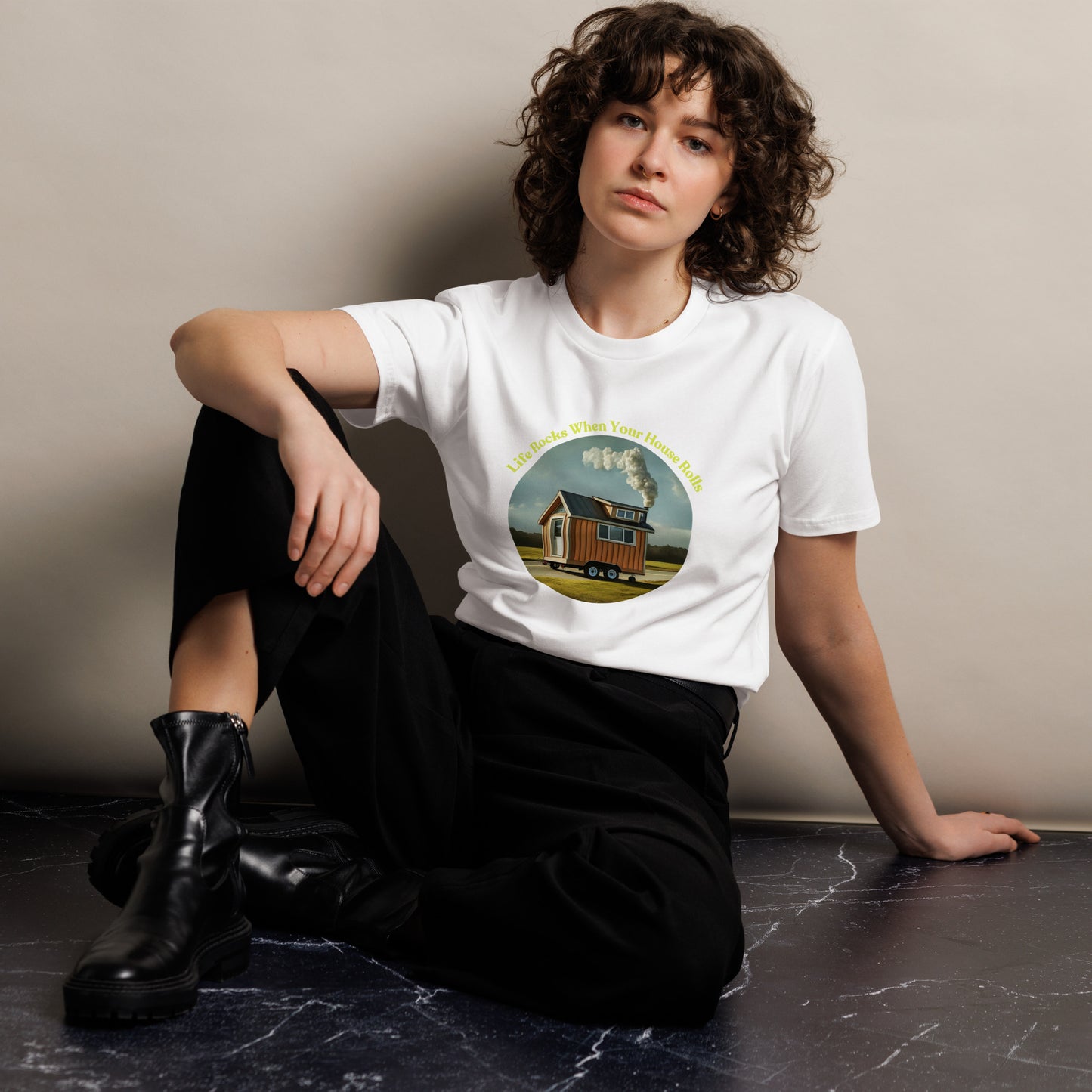 Life Rocks When Your House Rolls Ladies T-Shirt